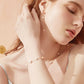 Austrian pearl rose gold magnetic buckle bracelet