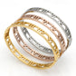 Roman numerals rose gold bracelet