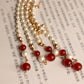 Gorgeous Archaistic Ancient Costume Pearl Tassel Phoenix Hairpin Hairpin Hairpin
