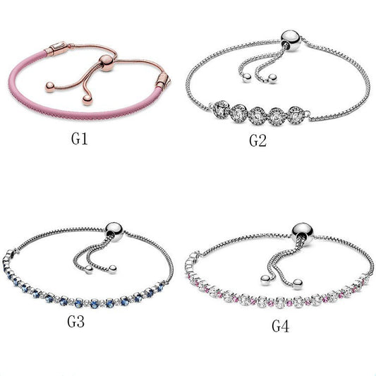 Shiny Slider Bracelet New Rose Gold Series