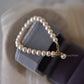 14K Gold Natural Pearl Bracelet