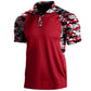 Polo Shirt Lapel Zipper Short-sleeved T-shirt Men