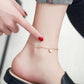 Rose Gold Color Anklet Lucky Star Chain for Woman Jewelry 316 L Titanium Steel Valentine Gift Never Fade Top Quality
