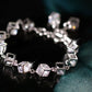 Three-dimensional square copper gold zircon bracelet Korean version of the best selling electroplated white gold jewelry Zircon TO buckle bracelet