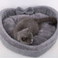 Heart Shape Soft Cozy Cat Pet Bed For Large Small Puppy Dog Cute Warm Cushion Litter Nest Basket Kennel Kitten House Accessories