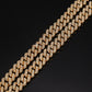 Gold-plated Full Diamond Alloy Hip-hop Bracelet