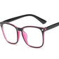 Classic flat mirror, rice nail glasses frame