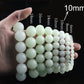 Glowing Night Pearl Beads Bracelet Hot Gold Night Pearl Fluorite Jewelry Natural Six-Word Mantra Night Gemstone Bracelet