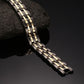 Stainless Steel Between Gold And Black Trendy Bracelet