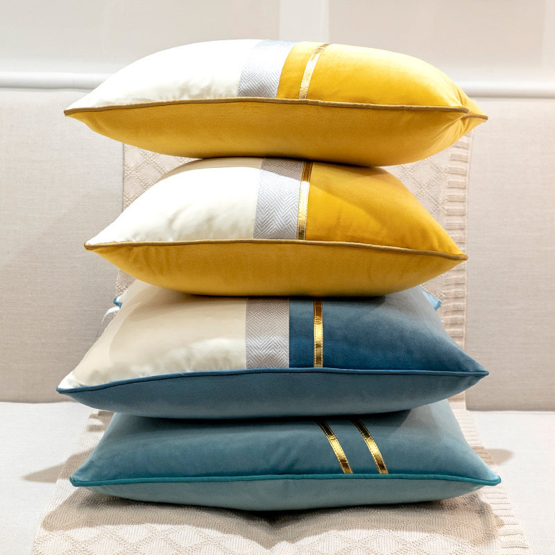 Light Luxury Pillow Cushion Home Model Home Nordic Simple Velvet