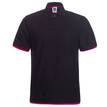 Men's Two-Color Collar Shirt Short Sleeve Advertising Shirt Lapel Shirt Overalls