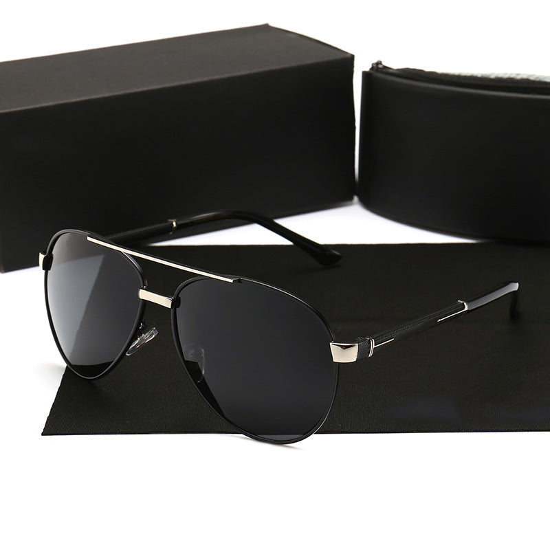 New Men's Polarized Sunglasses 8857 Personality Glasses Fashion Mirror Retro Sunglasses Trend Driver