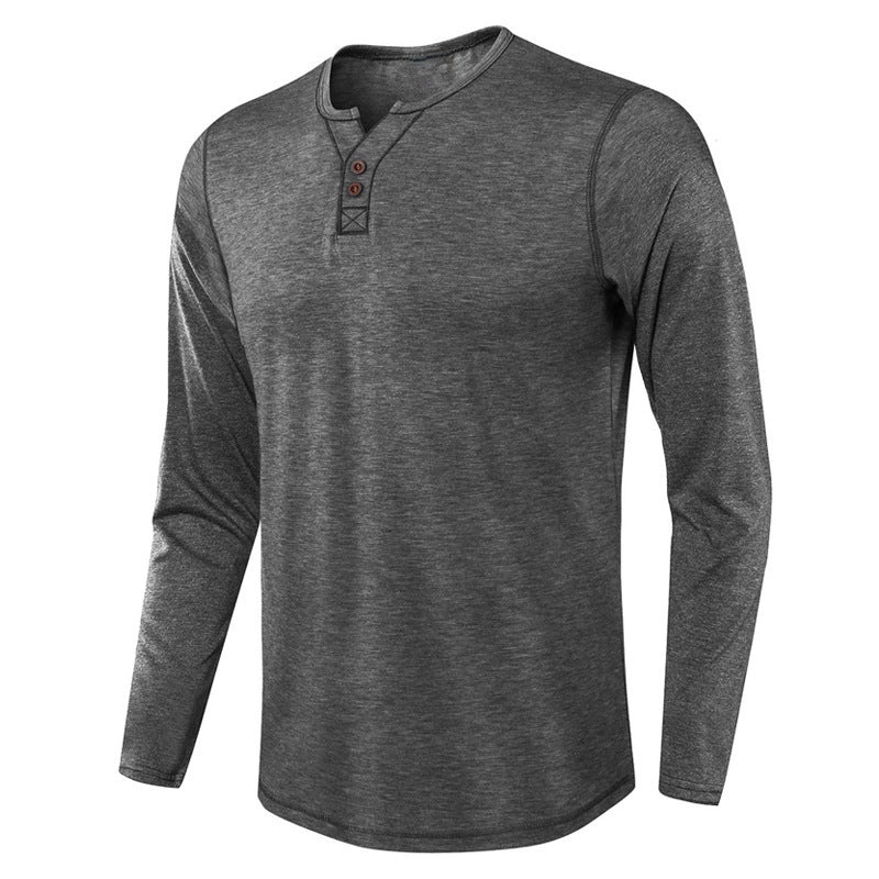 T-Shirt Long-Sleeved Solid Color Base Shirt