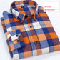 Long-sleeved Shirt Casual Plaid Brushed Shirt