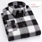 Long-sleeved Shirt Casual Plaid Brushed Shirt