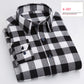 Long-sleeved Shirt Casual Plaid Brushed Shirt