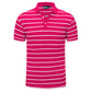 Casual POLO Shirt Striped Lapel Short Sleeve T-shirt