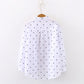 Long-Sleeved Shirt Women's Bottoming Shirt Early Autumn Wave Point White Shirt