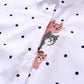 Long-Sleeved Shirt Women's Bottoming Shirt Early Autumn Wave Point White Shirt