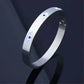 New European And American Fashion Diamond Devil's Eye Bracelet Customizable Titanium Steel Gold Bracelet Bracelet Women
