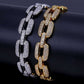 High-end Micro-inlaid Zircon Gold-plated Chain Bracelet