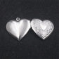 Lovers Love Peach Heart Necklace Carved Retro