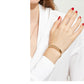 Rose gold fairy three-ring bracelet
