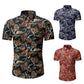 Beach Shirt Hawaiian Short-sleeved Floral Shirt
