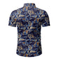 Beach Shirt Hawaiian Short-sleeved Floral Shirt