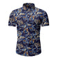 Beach Shirt Hawaiian Short-sleeved Floral Shirt
