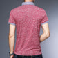 Summer New Men's Short Sleeved T Shirt Men's Thin Half Sleeved Lapel POLO Shirt