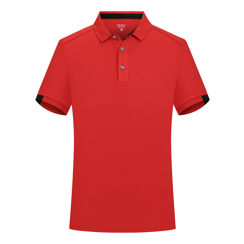 Quick-Drying Polo Shirt Custom Outdoor Fitness Advertising Cultural Shirt Lapel T-Shirt Work Clothes Custom Printed Logo