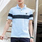 Short-Sleeved T-Shirt Fashion Men'S Men'S Polo Shirt Pure Cotton Trendy Brand Stall Lapel Compassionate Shirt Clothes Summer New Style