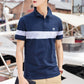 Short-Sleeved T-Shirt Fashion Men'S Men'S Polo Shirt Pure Cotton Trendy Brand Stall Lapel Compassionate Shirt Clothes Summer New Style