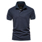 Casual Men's POLO Shirt Fashion Solid Color Men's Cotton Short Sleeve T-shirt