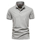 Casual Men's POLO Shirt Fashion Solid Color Men's Cotton Short Sleeve T-shirt