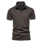 Casual Men's POLO Shirt Fashion Solid Color Men's Cotton Short Sleeve T-shirt
