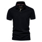 Casual Men's POLO Shirt Fashion Solid Color Men's Cotton Short Sleeve T-shirt