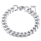 Stainless Steel Gold Plated Bracelet Men's Gold Cuban Chain 3 5 7 9 11mm Six-sided Bracelet