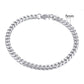 Stainless Steel Gold Plated Bracelet Men's Gold Cuban Chain 3 5 7 9 11mm Six-sided Bracelet