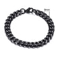 Stainless Steel Gold Plated Bracelet Men's Gold Cuban Chain 3 5 7 9 11mm Six-sided Bracelet