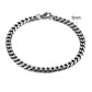 Stainless Steel Gold Plated Bracelet Men's Gold Cuban Chain 3 5 7 9 11mm Six-sided Bracelet