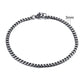 Stainless Steel Gold Plated Bracelet Men's Gold Cuban Chain 3 5 7 9 11mm Six-sided Bracelet