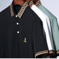 New Short Sleeve T-Shirt For Men Loose Summer Business Plain Mercerized Cotton Lapel Polo Shirt Half Sleeve Father