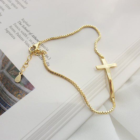 Cross 18K Gold Plated Bracelet