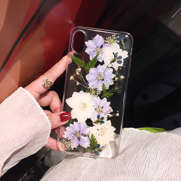 Compatible with Apple, Suitable For IPhonex Xr Flower 12 Mobile Phone Case 11 Pro Max Soft Case