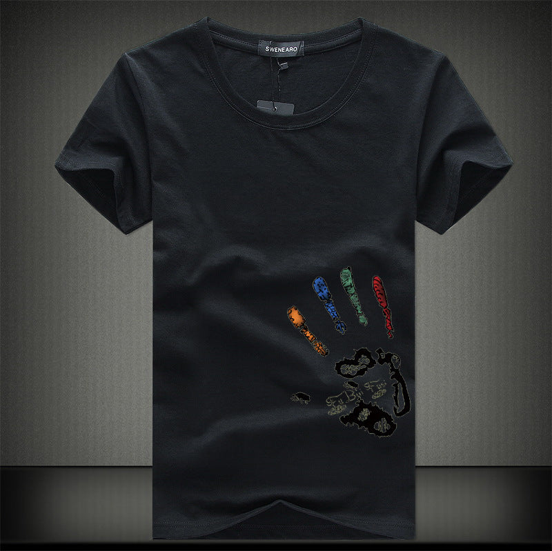 Half Sleeve Bottoming Shirt T-shirt Men's Clothes