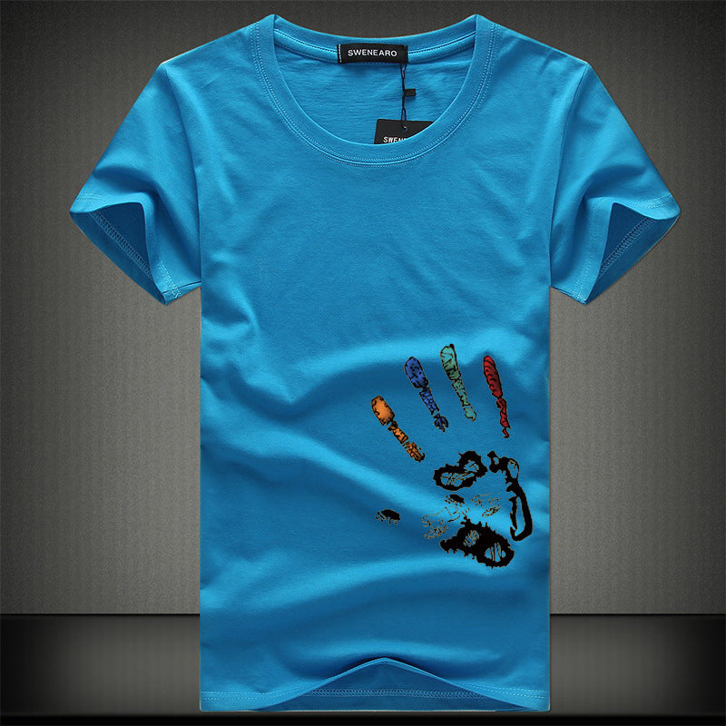Half Sleeve Bottoming Shirt T-shirt Men's Clothes