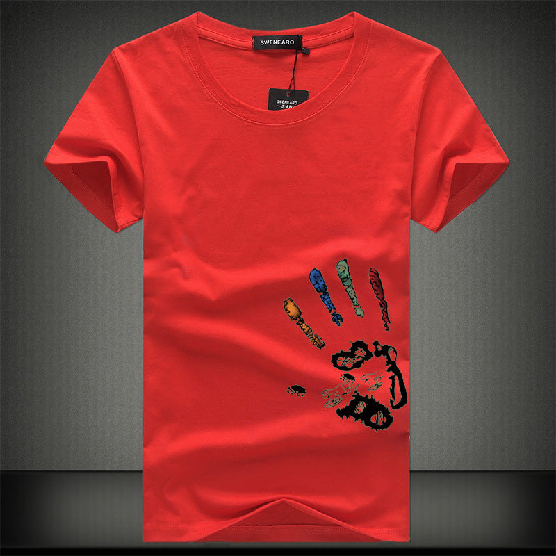 Half Sleeve Bottoming Shirt T-shirt Men's Clothes