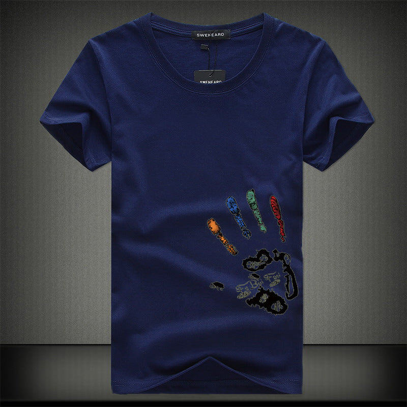 Half Sleeve Bottoming Shirt T-shirt Men's Clothes